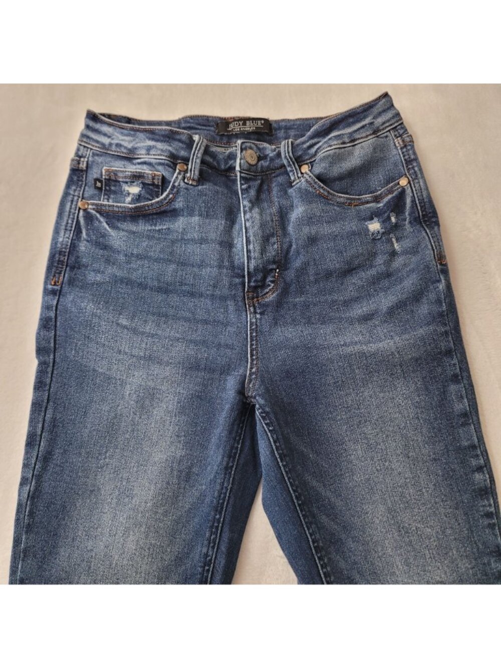 Judy Blue Women's High-Waisted Skinny Blue Denim Jeans Size 9/29 - Picture 3 of 13